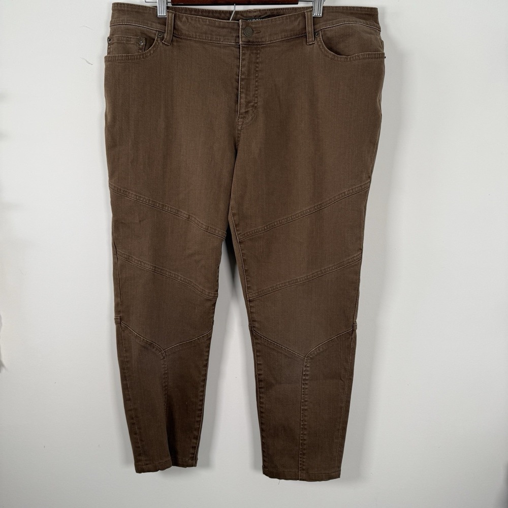 Lauren Ralph Lauren Pant Women's 18W Brown